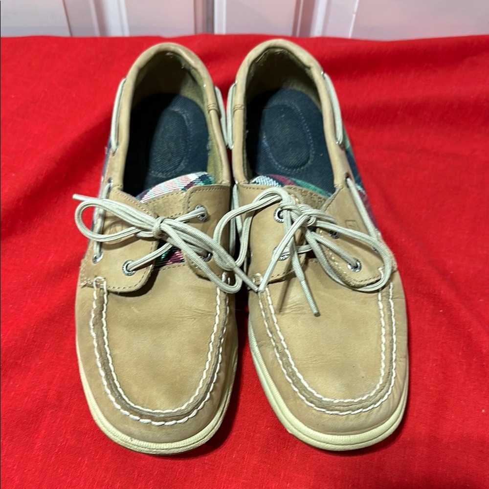 Sperry Tan Leather Loafers Flats & Loafers